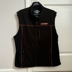 Harley Davidson Brown & Black Riding Vest
